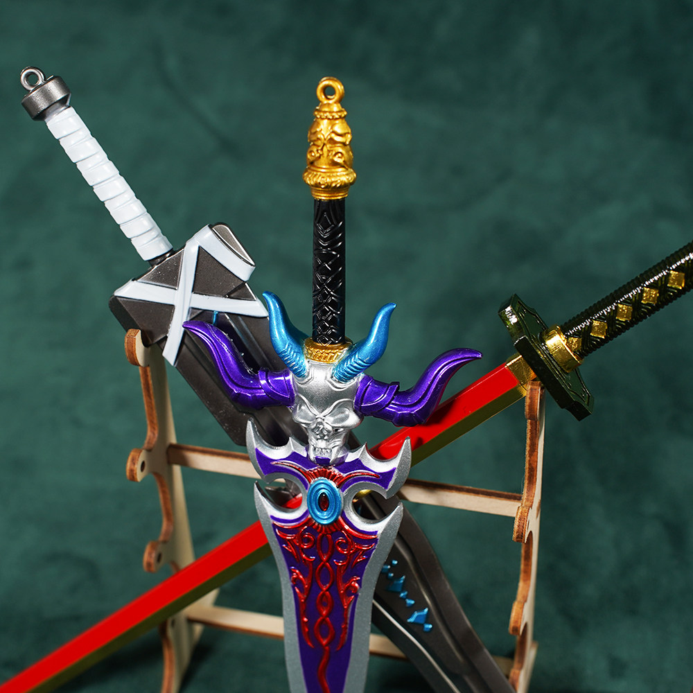 DNF起源地下城与勇士合金属武器模型摆件魔剑泰拉石刀周边未开刃