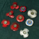 Finger spinner, metal material, removable