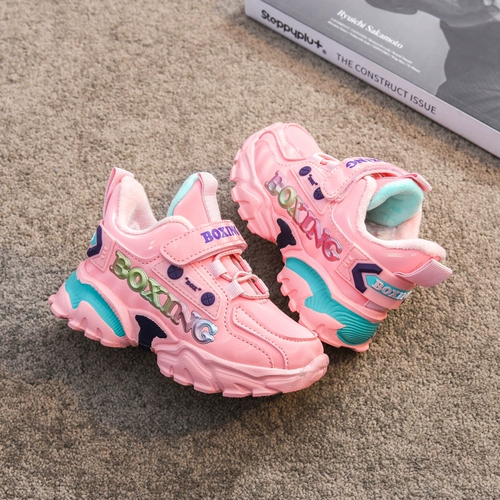 Утепленная детская демисезонная зимняя спортивная обувь, удерживающие тепло туфли, коллекция 2022, подходит для подростков