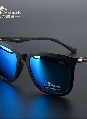 cookshark库克鲨鱼男钓鱼太阳镜