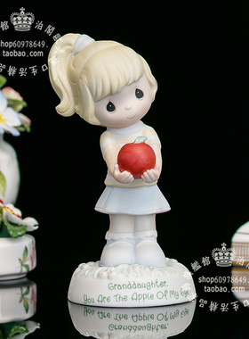 美国水滴娃娃可爱向日葵陶瓷摆件