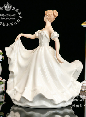 leonardo少女居家陶瓷电视柜摆件