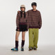 Mr. Jiangnan's autumn and winter gradient round neck long and short sweater
