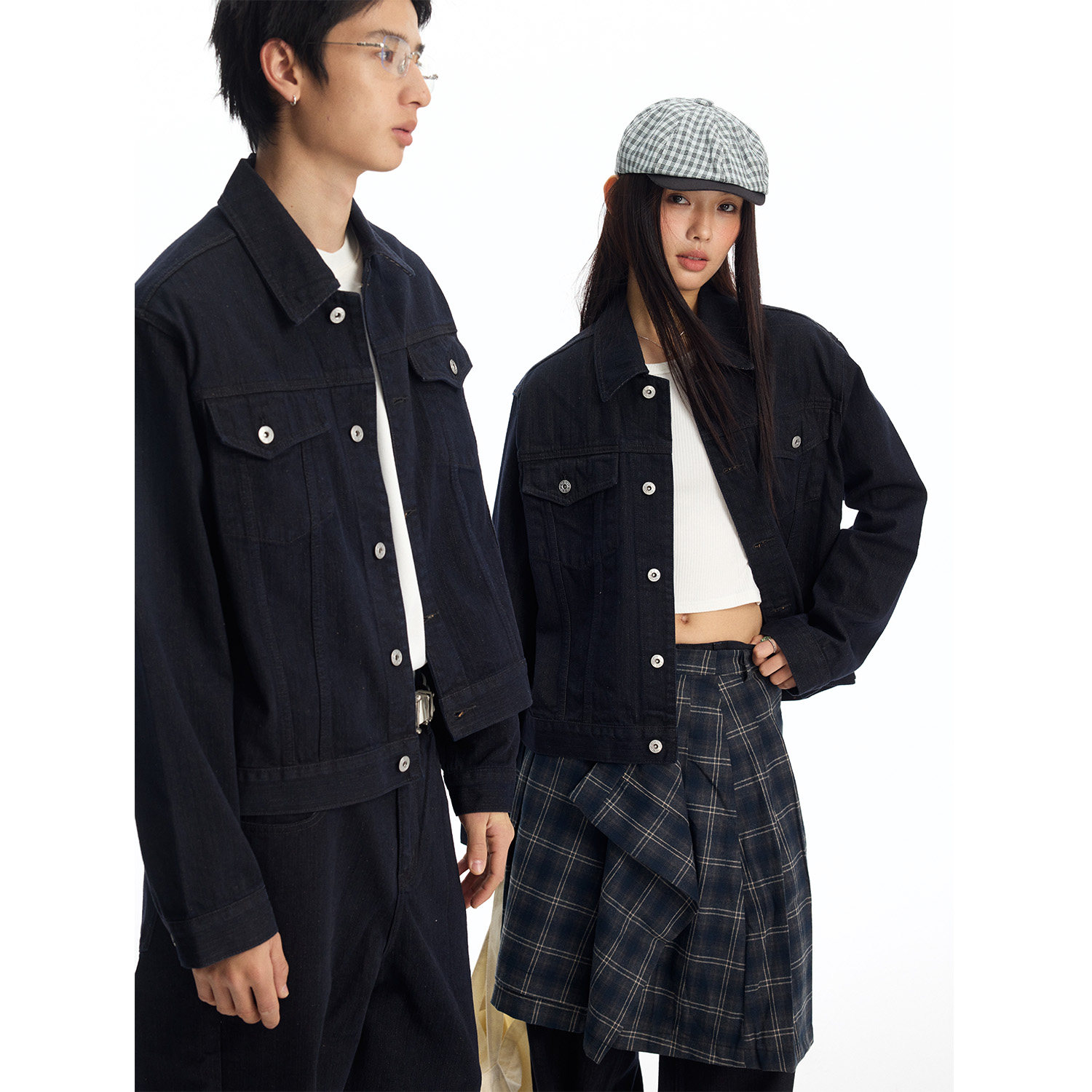 江南先生NewJNXS复古单宁原色工装外套春季重磅宽松牛仔套装男女,淘宝优惠券,粉丝福利购,淘宝优惠卷