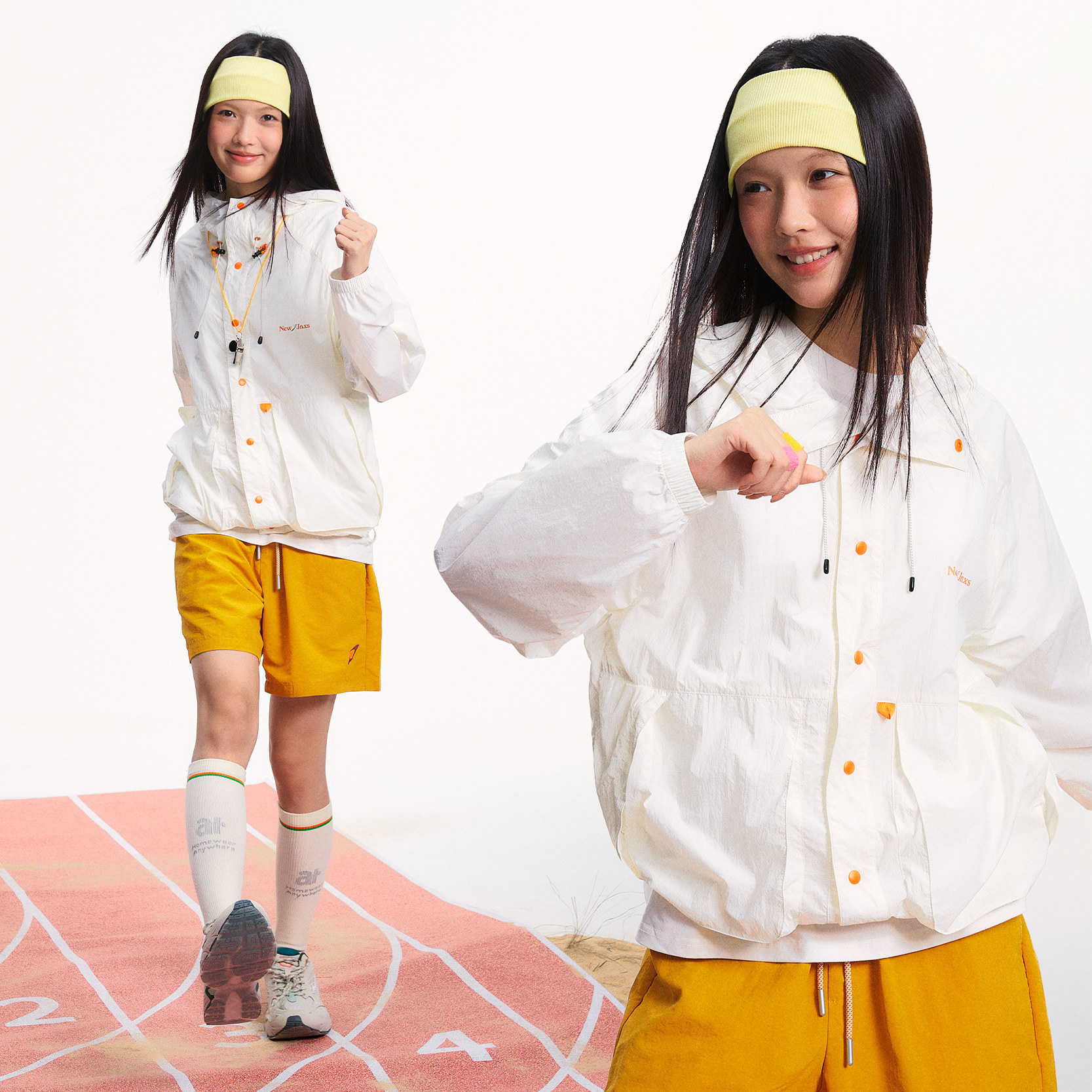 江南先生NewJNXS撞色49g轻量透气抗紫外线防晒服男女宽松连帽外套,淘宝优惠券,粉丝福利购,淘宝优惠卷