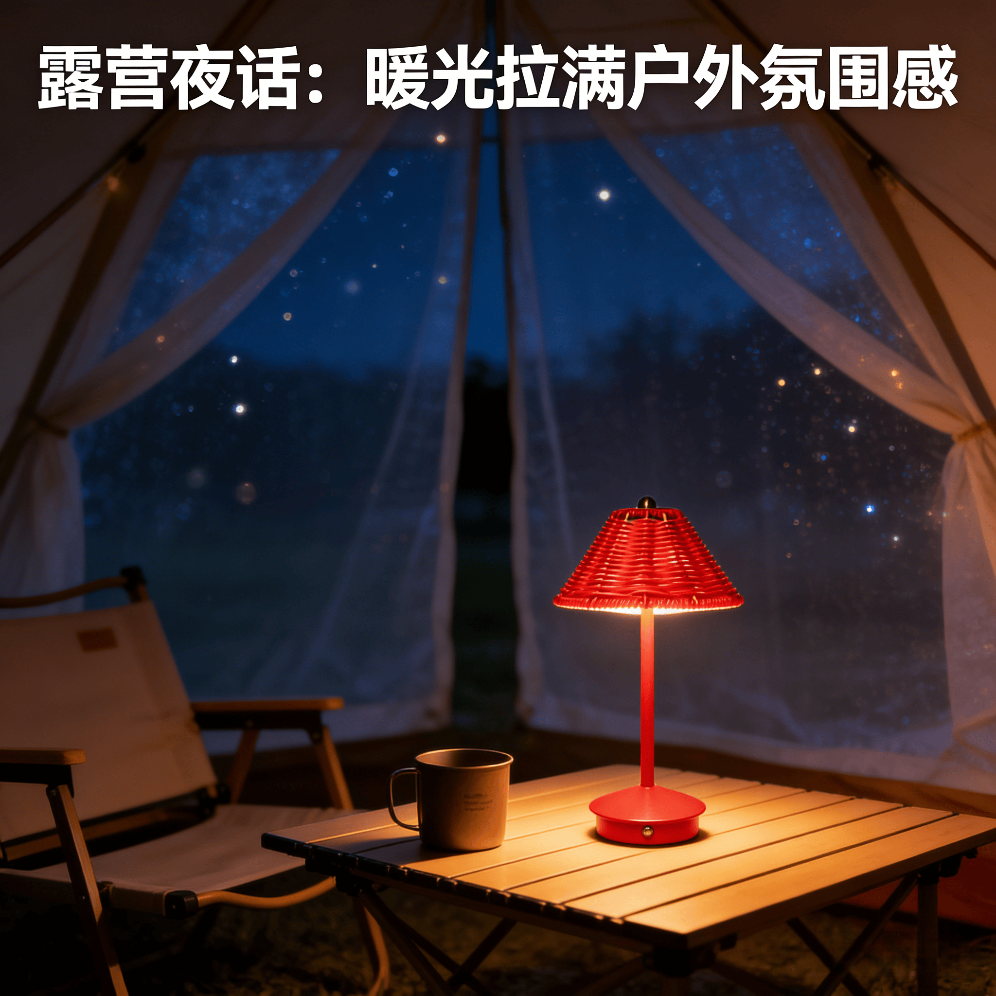 北欧高级感创意藤编台灯餐厅户外便携式可充电调光装饰餐桌氛围灯,淘宝优惠券,粉丝福利购,淘宝优惠卷