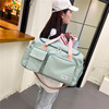 Duffel bag, wet and dry separation gym bag with independent shoe compartment