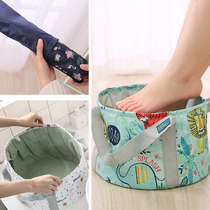 Foldable Bubble Feet Bucket Portable Travel Water Basin Laundry Washbasin Wash Feet Bag Foot Bath Over Calf Outdoor God