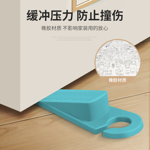 门阻器阻门器挡门器门塞堵门抵门阻顶门防风防盗家用女生便携房门 - 图1