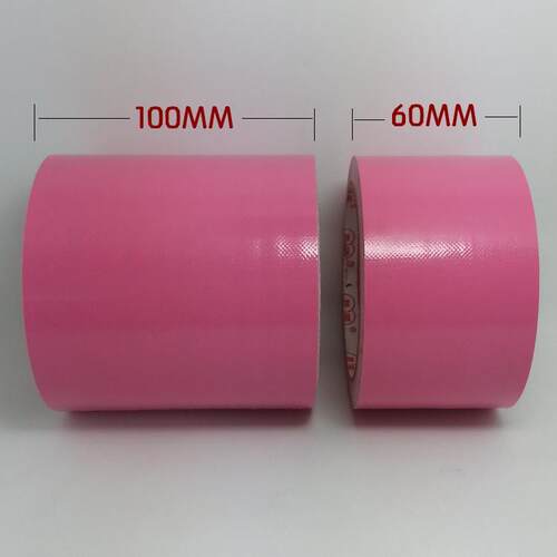 布基标签胶纸DUCT TAPE地毯封边防水胶布易撕布圆点不干胶贴定制 - 图1