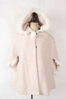 Vintage Korean style literary casual style college style young spring and autumn woolen coat cloak X833