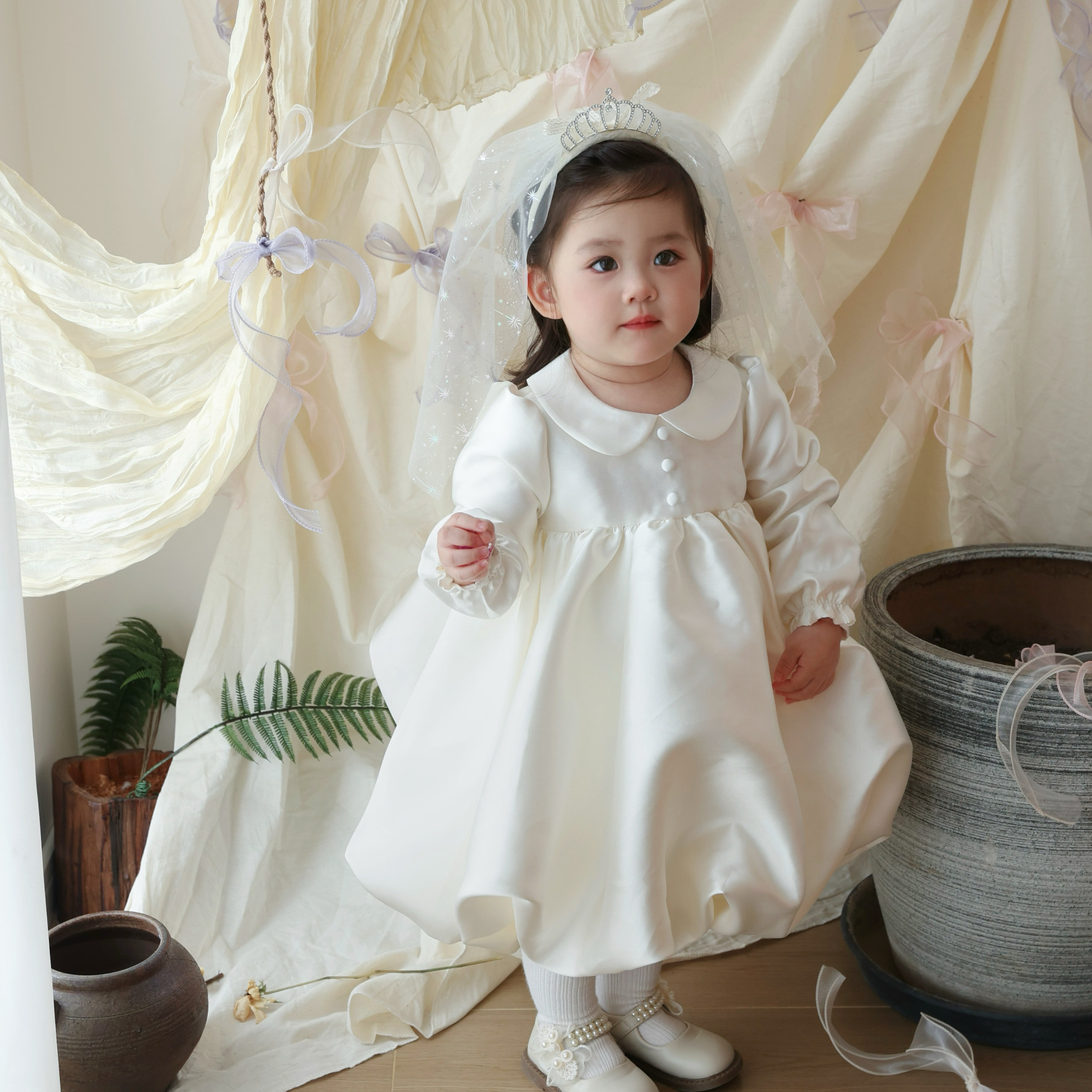 女宝宝周岁公主裙生日抓周礼服花童婚纱蓬蓬裙早春新款高端连衣裙,淘宝优惠券,粉丝福利购,淘宝优惠卷