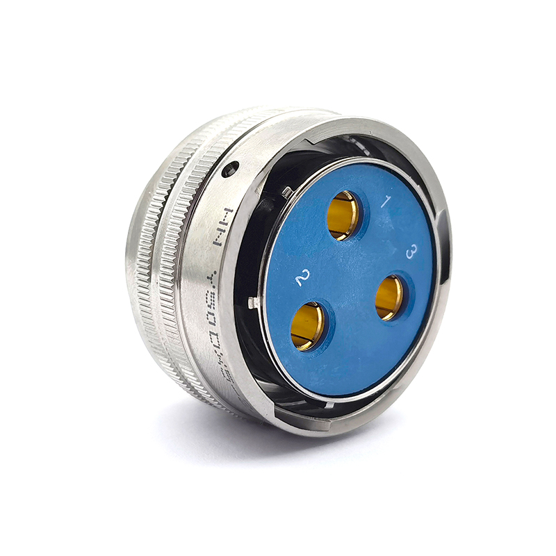 Y50DX系列3芯插孔插头电缆罩式圆形电连接器Y50DX5-2203TK2(φ21) - 图2