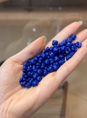 阿富汗青金石雕刻桂花流苏提溜小配件diy手工编织钥匙扣侧挂配饰