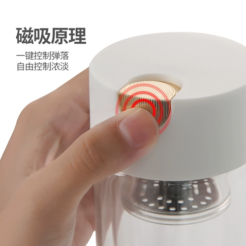 Черный муравей магнитный чай для разделения вода Стекло двойное слоя без горячей руки, чайная чашка с высокой чашкой