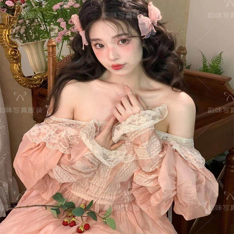 新款影楼拍照主题法式气质温柔风氛围感私房少女个人艺术照摄影服,淘宝优惠券,粉丝福利购,淘宝优惠卷