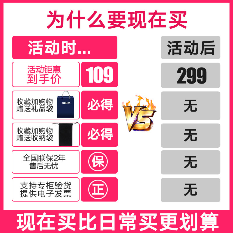 飞利浦电动男充电式水洗s101刮胡刀 philips飞浦剃须刀