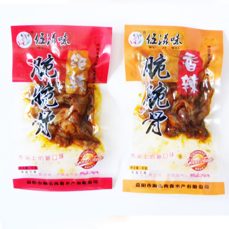 伍滋味脆脆骨湖南好吃的肉类熟食500g香辣猪脆骨麻辣休闲小吃零食 - 图3