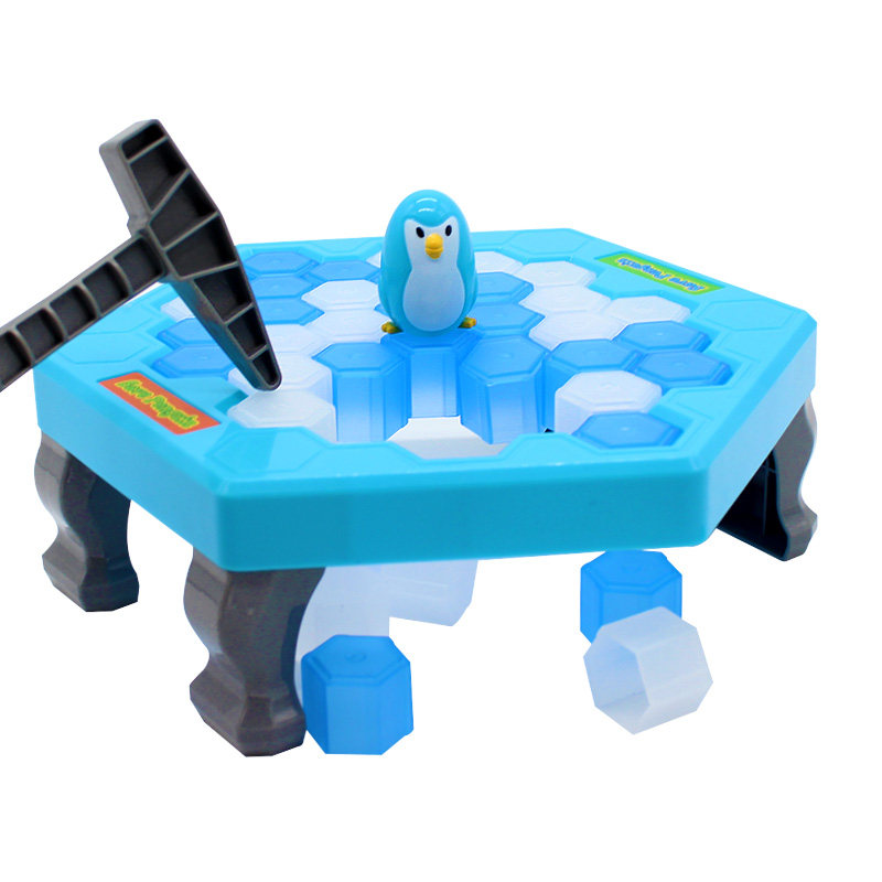 拯救企鹅破冰敲冰块超大号亲子玩具 智乐堡母婴儿童桌面游戏类