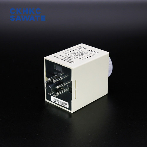 通电延时继电器 AH3-3时间继电器ckhkc时间控制器定时器380AC220V - 图1