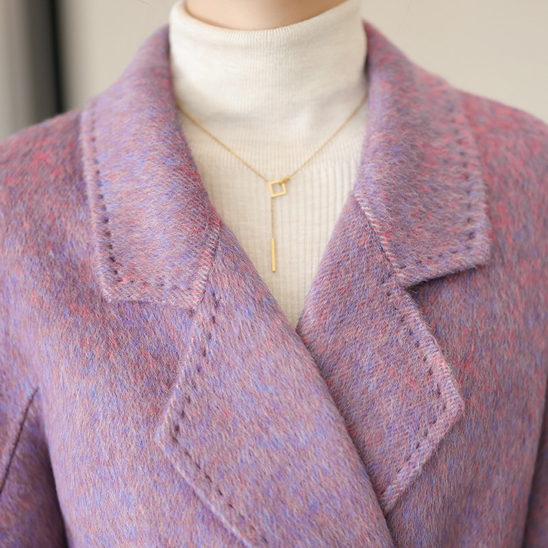 双面羊绒大衣女2025秋冬新长款流行减龄浴袍赫本风呢子羊毛呢外套,淘宝优惠券,粉丝福利购,淘宝优惠卷