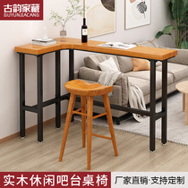 Solid Wood Corner Bar Desk table L type desk corner table leaning against wall corner bedroom bench Home Office desk style desk