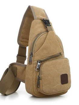 ກະເປົ໋າ 2023 ຖົງຫນ້າເອິກຂອງຜູ້ຊາຍໃຫມ່ canvas bag crossbody bag men's bag shoulder bag Korean style small backpack casual waist bag