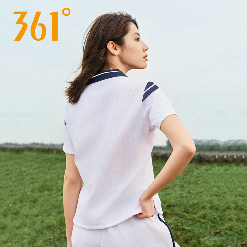 361休闲polo衫女2025夏季新款翻领短袖网球运动T恤562524001A,淘宝优惠券,粉丝福利购,淘宝优惠卷