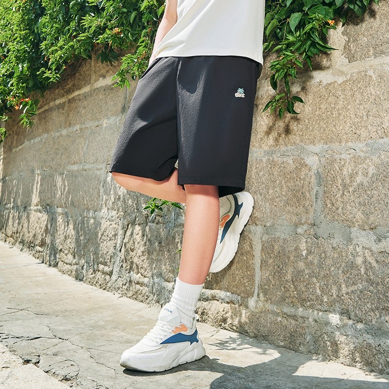 鸿星尔克运动短裤男夏季新款冰感透气休闲短裤户外骑行五分裤男,淘宝优惠券,粉丝福利购,淘宝优惠卷
