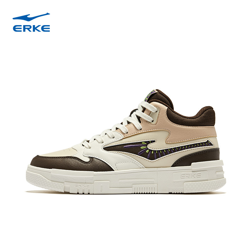 鸿星尔克决勇男高板板鞋2025新款滑板鞋厚底休闲鞋运动鞋男款鞋子,淘宝优惠券,粉丝福利购,淘宝优惠卷