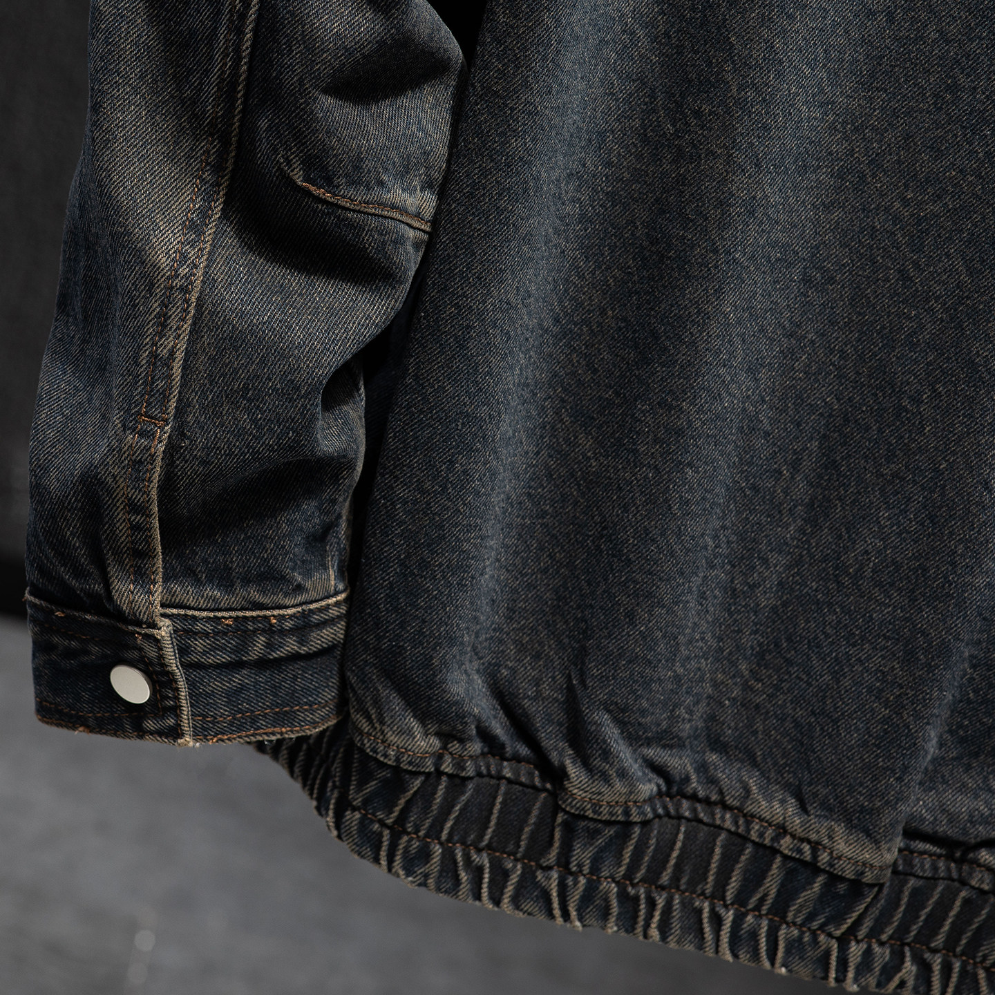 2025秋冬牛仔外套男休闲宽松复古洗水机车拉链夹克男装上衣时尚,淘宝优惠券,粉丝福利购,淘宝优惠卷