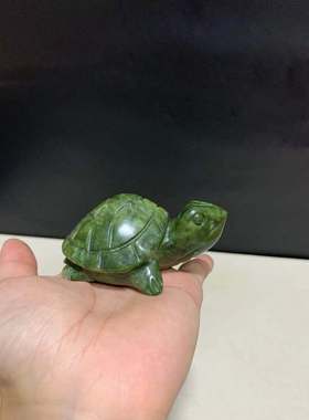 乌龟天然石头摆件茶宠