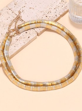 欧美金属复古设计款项链