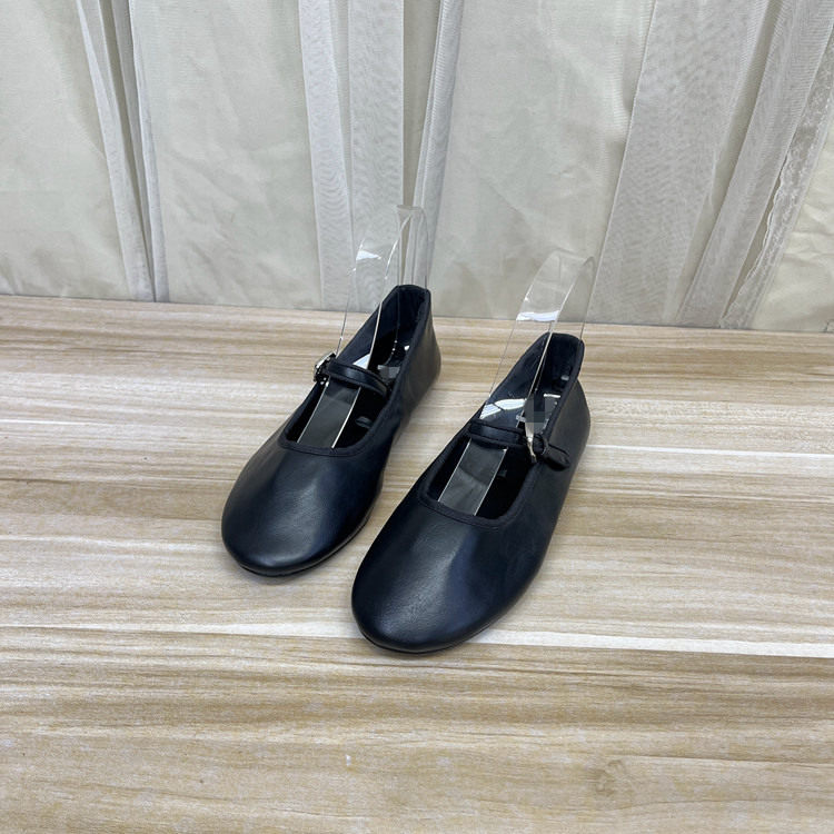 外贸原单女鞋新款时尚休闲百搭圆头纯色浅口一字扣舒适平底单鞋,淘宝优惠券,粉丝福利购,淘宝优惠卷
