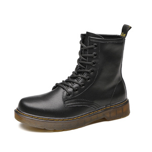AWT真皮百搭英伦风马丁靴