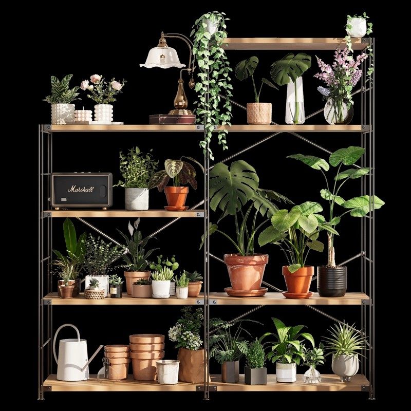 日式置物架落地多层中古储物架厨房收纳架客厅阳台花架简约书架,淘宝优惠券,粉丝福利购,淘宝优惠卷