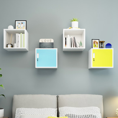 小型单门铁皮矮柜储物柜密码带锁单个小柜子收纳柜顶柜家用小壁柜 虎窝淘