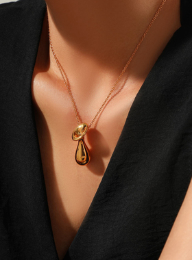 小众设计水瓶形状项链