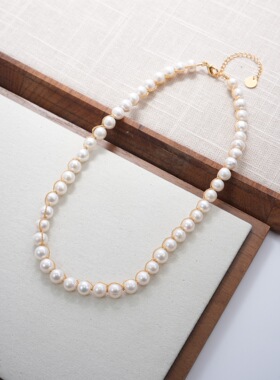 小众新款法式轻复古天然珍珠项链手链轻奢百搭高级感法式浪漫优雅