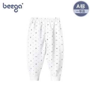 小狗比格新生儿裤子秋季婴儿开裆裤保暖儿童长裤睡裤宝宝秋裤纯棉