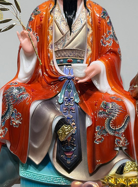 太乙救苦天尊青华九头狮子神像