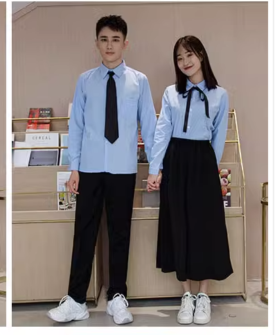 中学生合唱团演出服长裙初中高中生诗歌朗诵红歌比赛服毕业照班服 - 图2