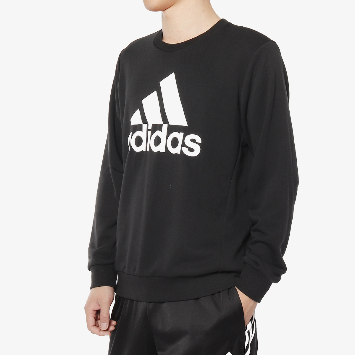 Adidas/阿迪达斯正品 MH BOS CREW男子运动套头衫舒适卫衣 DT9941 - 图1