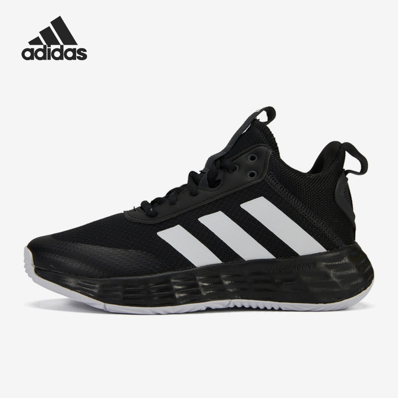 Adidas/阿迪达斯正品2021年夏季新款儿童篮球透气运动鞋H01558 - 图0