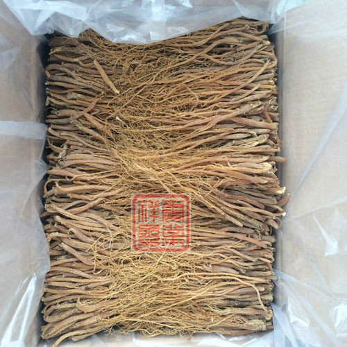 东北长白山人参 6年纯无糖红参 红参须 红参粗根须500克包邮 - 图0