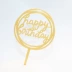 Bánh sinh nhật mới bằng nhựa nhẹ chèn nhựa trang trí chúc mừng sinh nhật trang trí bánh cưới - Trang trí nội thất