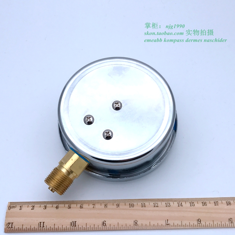 100mm径向充液耐震压力表0-100MPa油压表14500psi气压表4分牙M20* - 图3