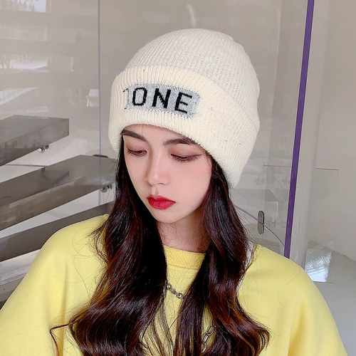 Зимняя шерстяная вязаная шапка для отдыха, в корейском стиле
