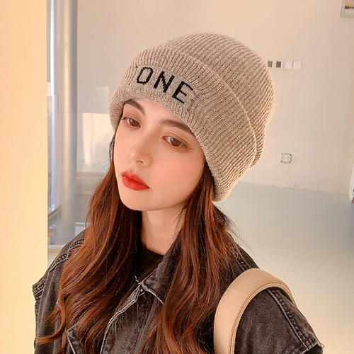 Зимняя шерстяная вязаная шапка для отдыха, в корейском стиле