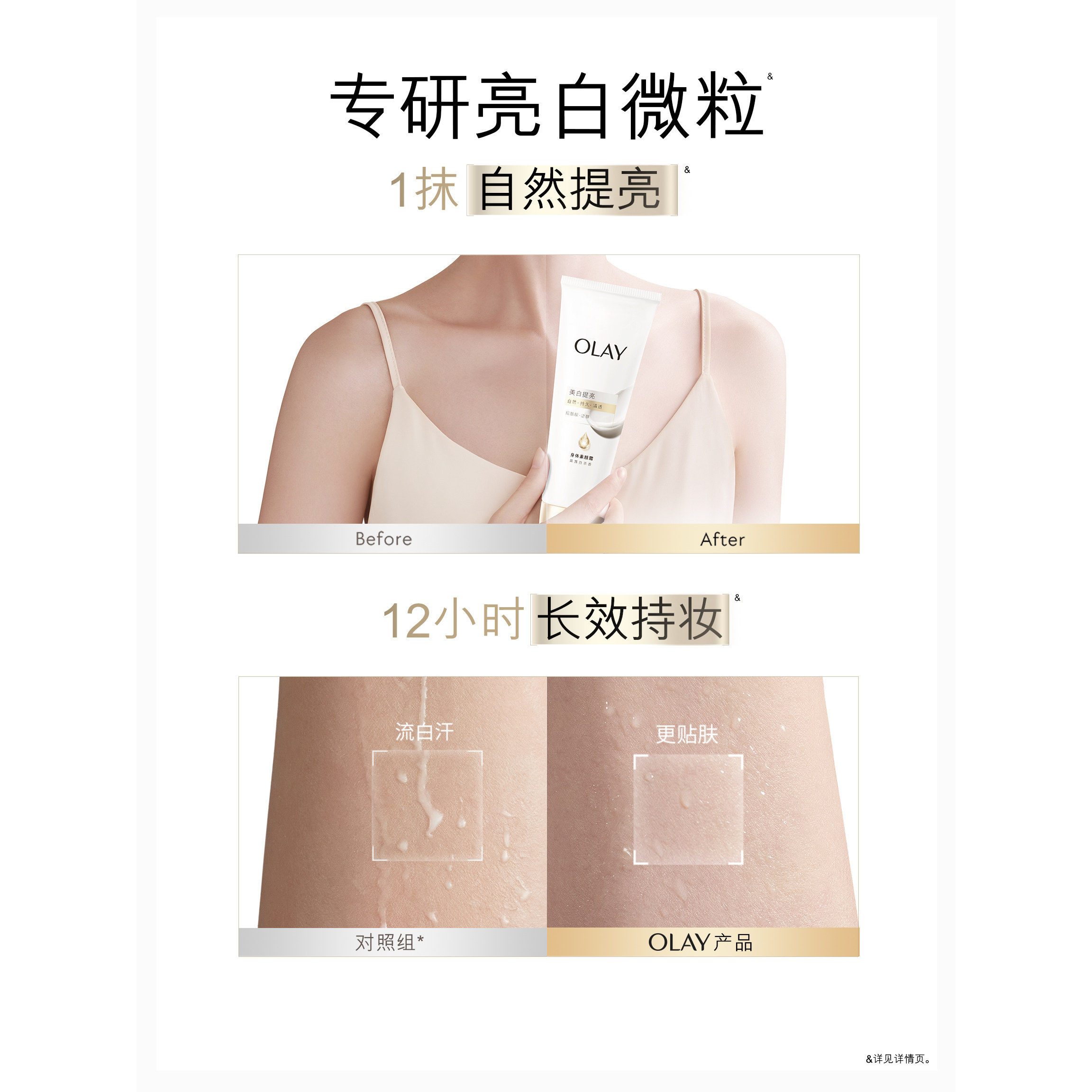 OLAY玉兰油身体素颜霜身体乳秋冬保湿烟酰胺白茶香焕亮自然亮肤,淘宝优惠券,粉丝福利购,淘宝优惠卷